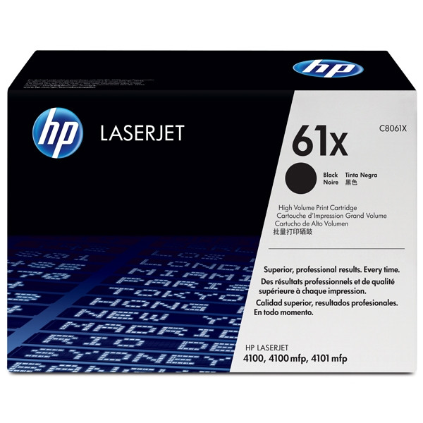 HP 61X (C8061X) high capacity black toner (original HP) C8061X 033020 - 1