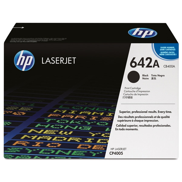 HP 642A (CB400A) black toner (original HP) CB400A 039700 - 1