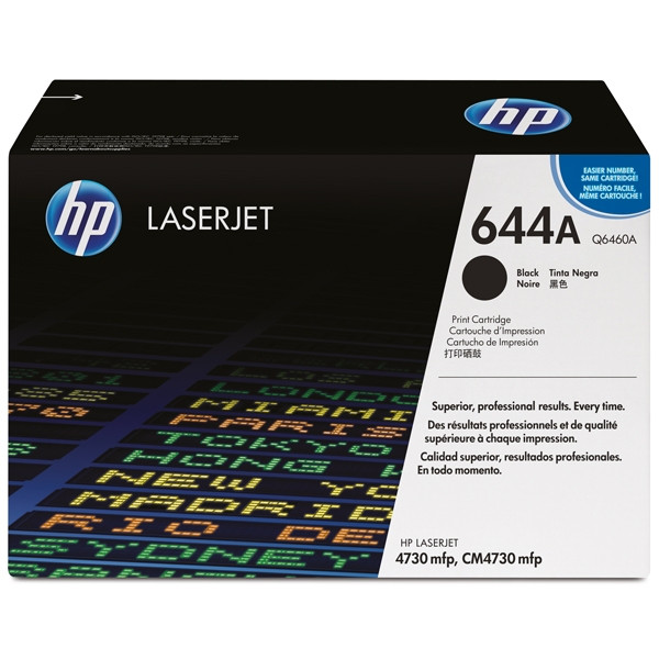 HP 644A (Q6460A) black toner (original HP) Q6460A 039635 - 1