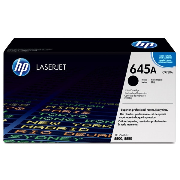 HP 645A (C9730A) black toner (original HP) C9730A 039210 - 1