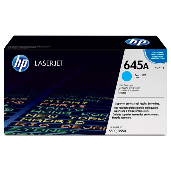 HP 645A (C9731A) cyan toner (original HP) C9731A 039220 - 1