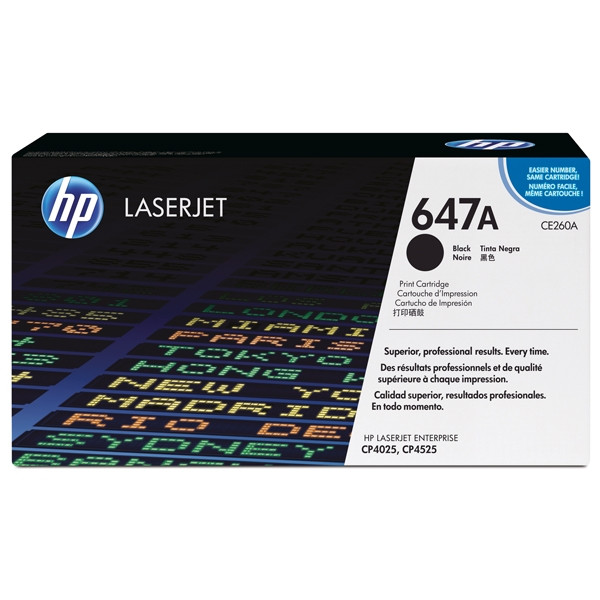 HP 647A (CE260A) black toner (original HP) CE260A 039892 - 1