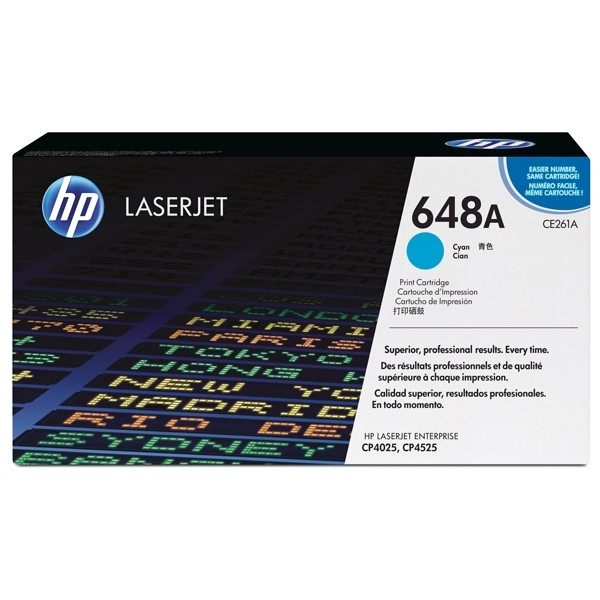 HP 648A (CE261A) cyan toner (original HP) CE261A 039896 - 1