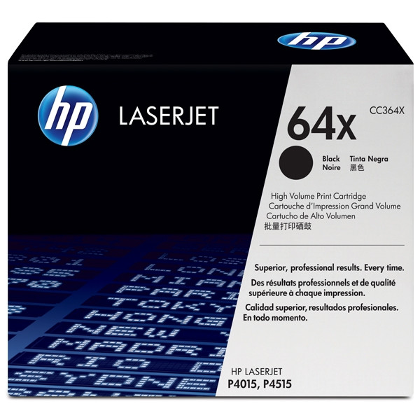 HP 64X (CC364X) high capacity black toner (original HP) CC364X 039814 - 1