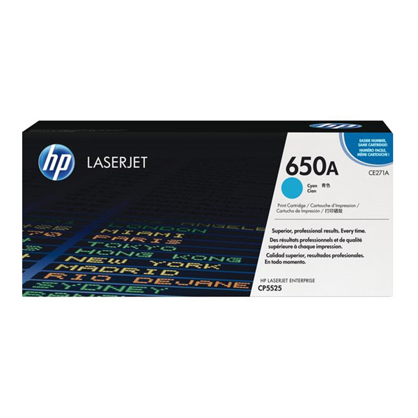 HP 650A (CE271A) cyan toner (original HP) CE271A 039964 - 1