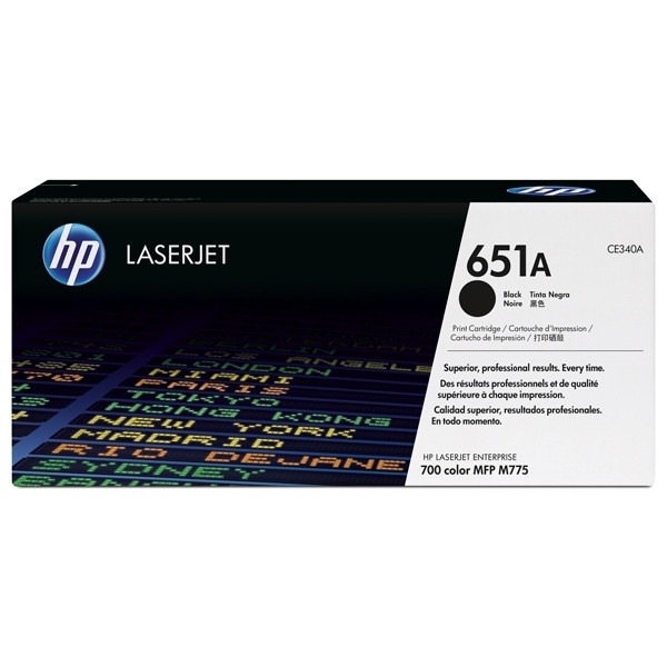 HP 651A (CE340A) black toner (original HP) CE340A 054656 - 1