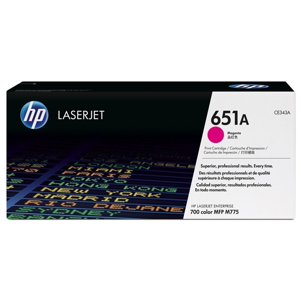 HP 651A (CE343A) magenta toner (original HP) CE343A 054662 - 1