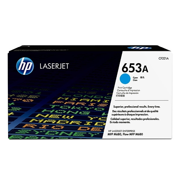 HP 653A (CF321A) cyan toner (original HP) CF321A 054776 - 1