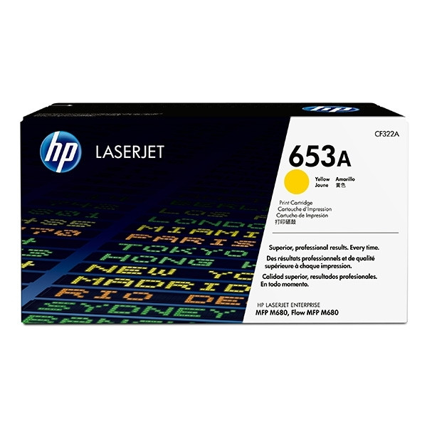 HP 653A (CF322A) yellow toner (original HP) CF322A 054778 - 1