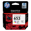 HP 653 (3YM74AE) colour ink cartridge (original HP)