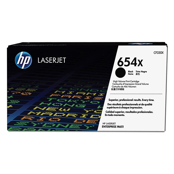 HP 654X (CF330X) high capacity black toner (original HP) CF330X 054792 - 1