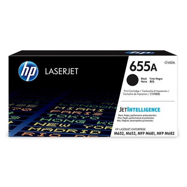 HP 655A (CF450A) black toner (original HP) CF450A 055158 - 1