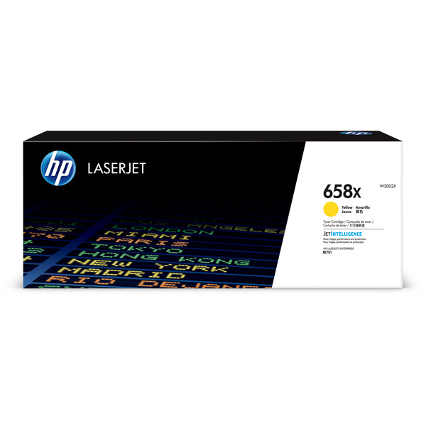 HP 658X (W2002X) high capacity yellow toner (original) W2002X 055410 - 1