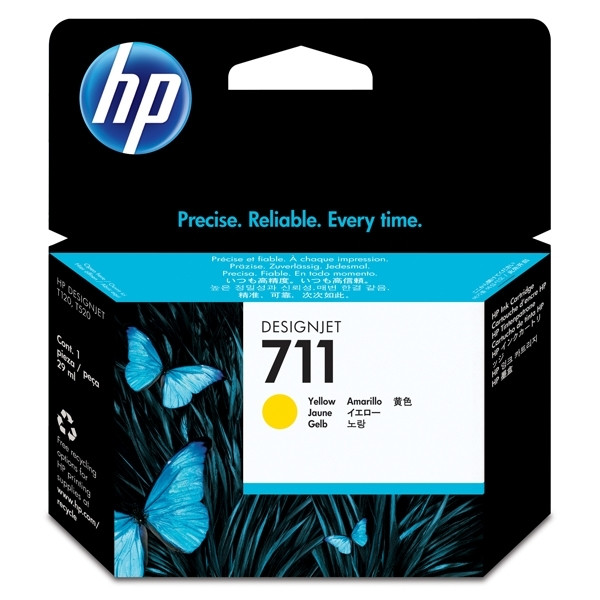 HP 711 (CZ132A) yellow ink cartridge (original HP) CZ132A 044200 - 1