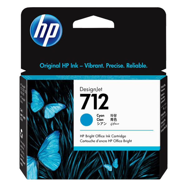 HP 712 (3ED67A) cyan ink cartridge (original HP) 3ED67A 093108 - 1