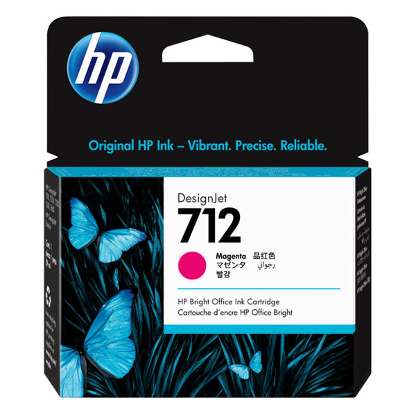 HP 712 (3ED68A) magenta ink cartridge (original HP) 3ED68A 093110 - 1