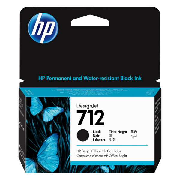 HP 712 (3ED70A) black ink cartridge (original HP) 3ED70A 093106 - 1