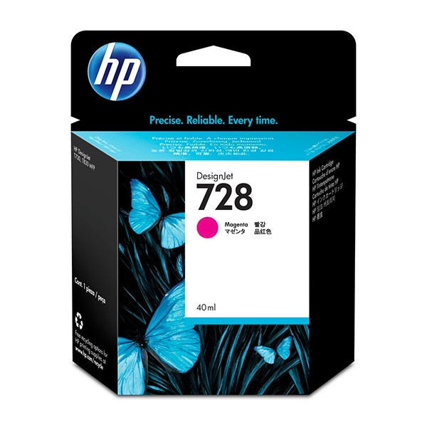 HP 728 (F9J62A) magenta ink cartridge (original HP) F9J62A 044486 - 1