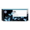 HP 730 (P2V68A) high capacity cyan ink cartridge (original HP)