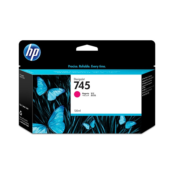 HP 745 (F9J95A) magenta ink cartridge (original HP) F9J95A 055086 - 1