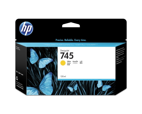 HP 745 (F9J96A) yellow ink cartridge (original HP) F9J96A 055084 - 1