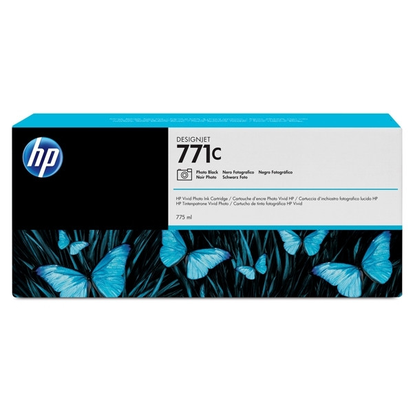 HP 771C (B6Y13A) photo black ink cartridge (original HP) 044252 HP 771C (B6Y13A) photo black ink cartridge (original HP) 044252 - 1