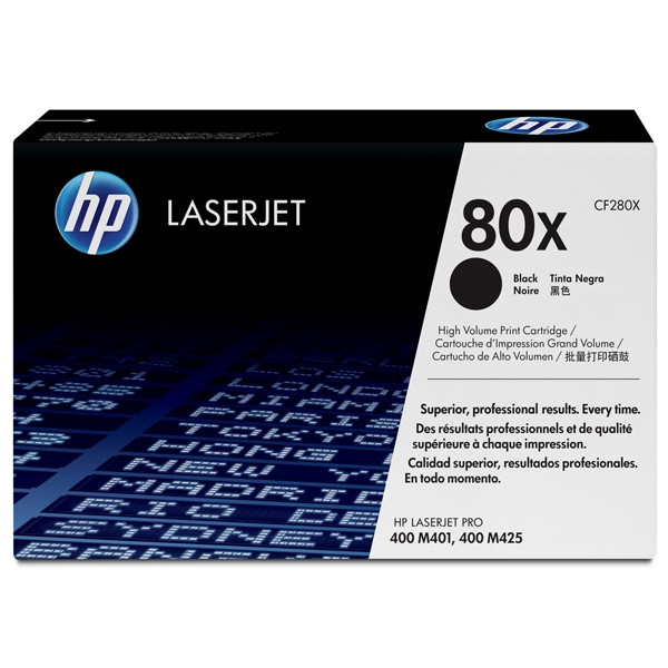 HP 80X (CF280X) high capacity black toner (original HP) CF280X 054114 - 1