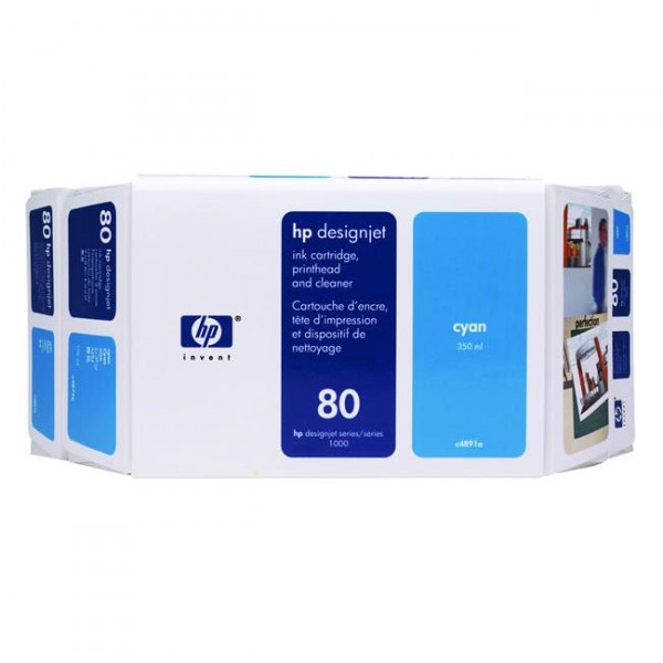 HP 80 (C4891A) cyan Value Pack (original HP) C4891A 031204 - 1