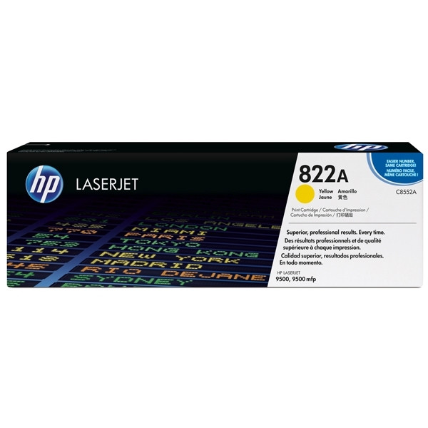 HP 822A (C8552A) yellow toner (original HP) C8552A 039400 - 1