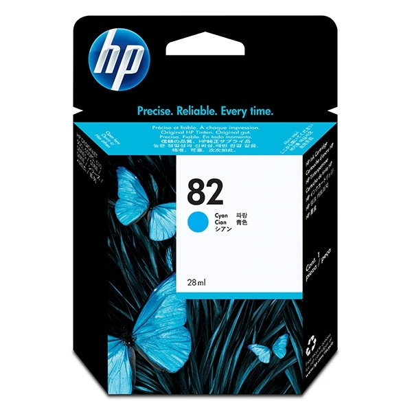 HP 82 (CH566A) cyan ink cartridge (original HP) CH566A 031892 - 1