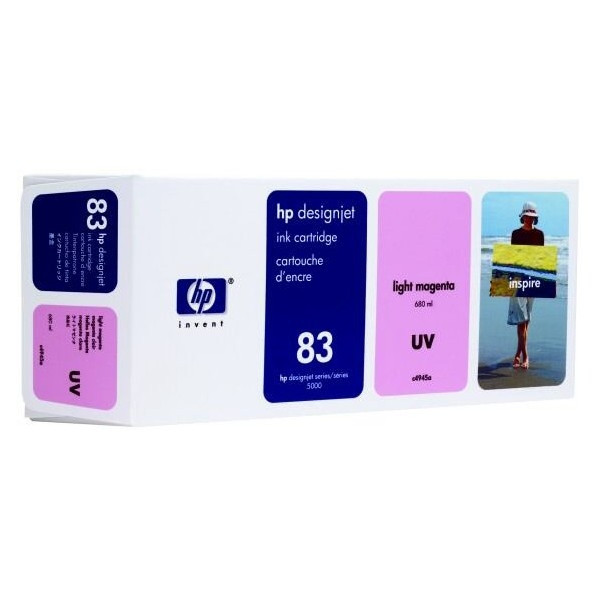 HP 83 (C4945A) light magenta UV ink cartridge (original HP) C4945A 031610 - 1