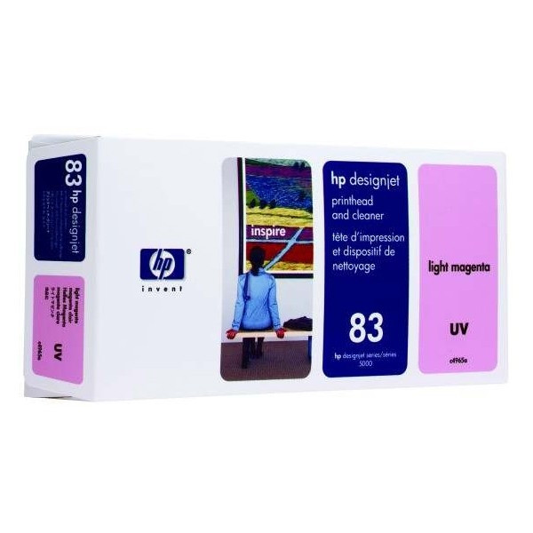 HP 83 (C4965A) light magenta printhead + cleaner (original HP) C4965A 031670 - 1