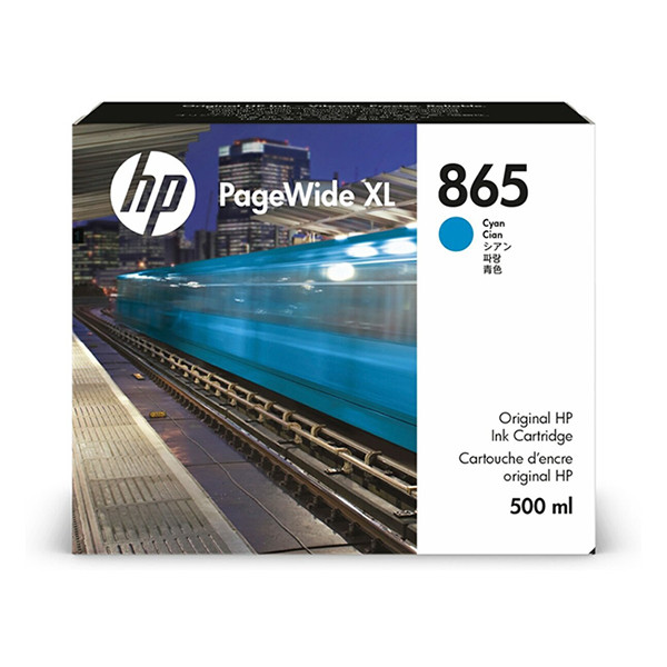 HP 865 (3ED85A) cyan ink cartridge (original HP) 3ED85A 093322 - 1