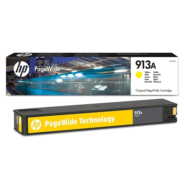 HP 913A (F6T79AE) yellow ink cartridge (original HP) F6T79AE 054912 - 1