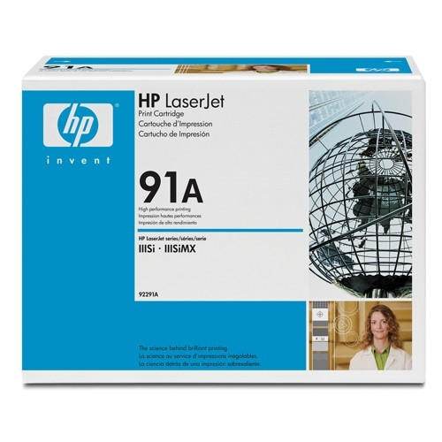 HP 91A (92291A) black toner (original) 92291A 032052 - 1