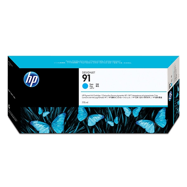 HP 91 (C9467A) cyan ink cartridge (original HP) C9467A 030914 - 1