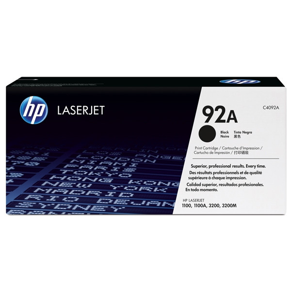 HP 92A (C4092A) black toner (original HP) C4092A 032102 - 1