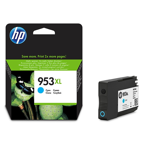 HP 953XL (F6U16AE) high capacity cyan ink cartridge (original HP) F6U16AE 044538 - 1