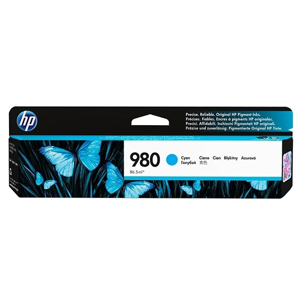 HP 980 (D8J07A) cyan ink cartridge (original HP) D8J07A 044346 - 1