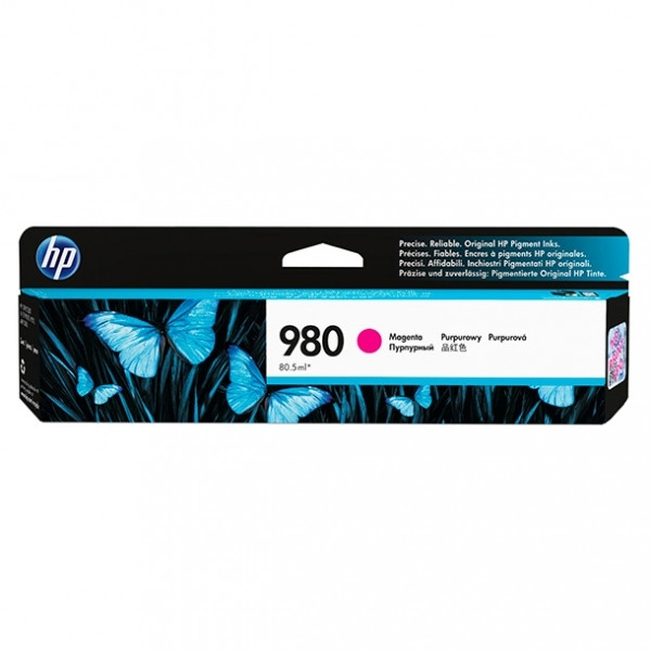 HP 980 (D8J08A) magenta ink cartridge (original HP) D8J08A 044348 - 1