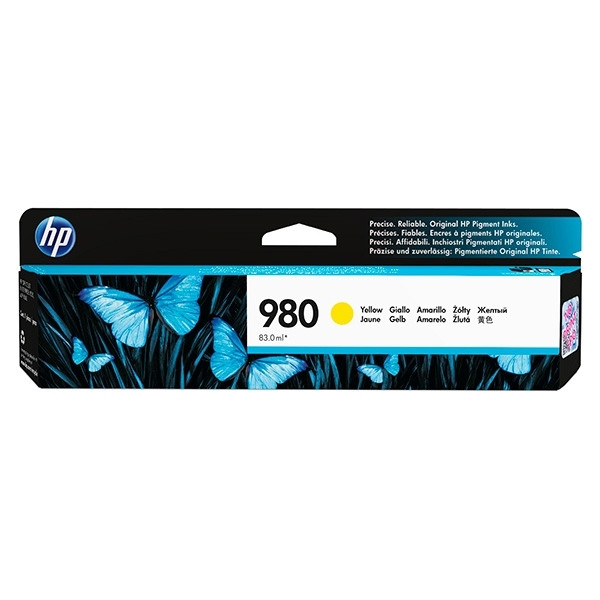 HP 980 (D8J09A) yellow ink cartridge (original HP) D8J09A 044350 - 1