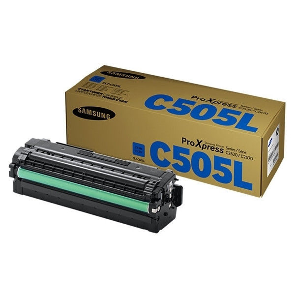 HP SU035A (CLT-C505L) high capacity cyan toner (original) SU035A 092804 - 1