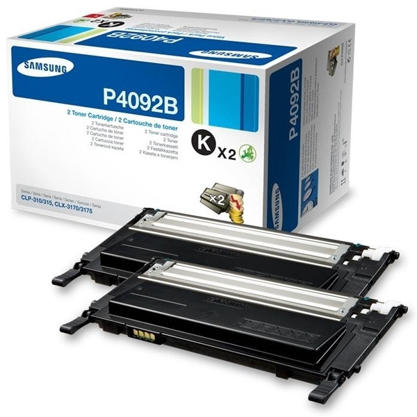 HP SU391A (CLT-P4092B) black toner 2-pack (original HP) SU391A 092652 - 1