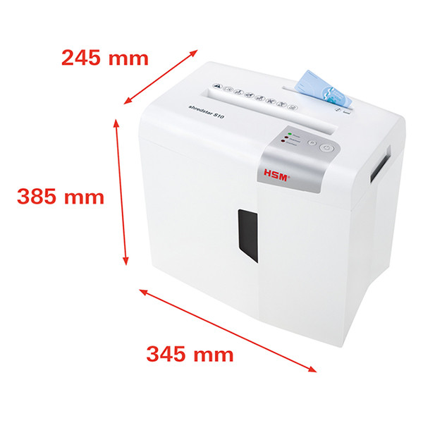 HSM P2 paper shredder | HSM Shredstar S10 strip-cut 1041121 400951 - 3