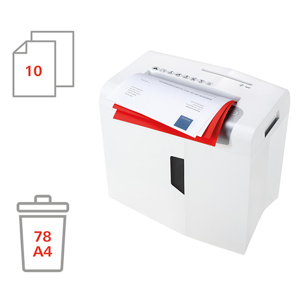 HSM P2 paper shredder | HSM Shredstar S10 strip-cut 1041121 400951 - 4