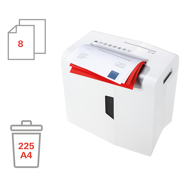 HSM P4 paper shredder | HSM Shredstar X8 cross-cut 1044121 400952 - 4