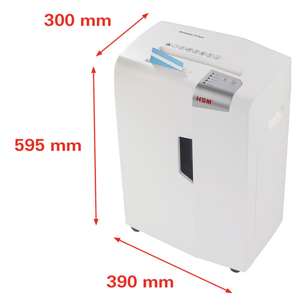 HSM P5 paper shredder | HSM Shredstar X12pro micro-cut 1033121 402849 - 2