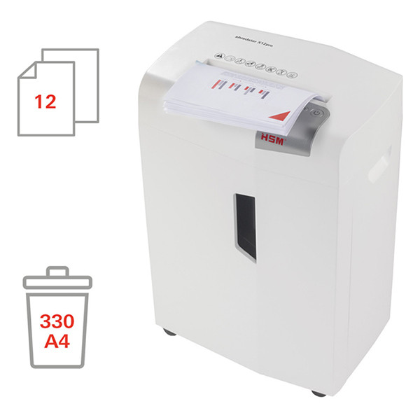 HSM P5 paper shredder | HSM Shredstar X12pro micro-cut 1033121 402849 - 3