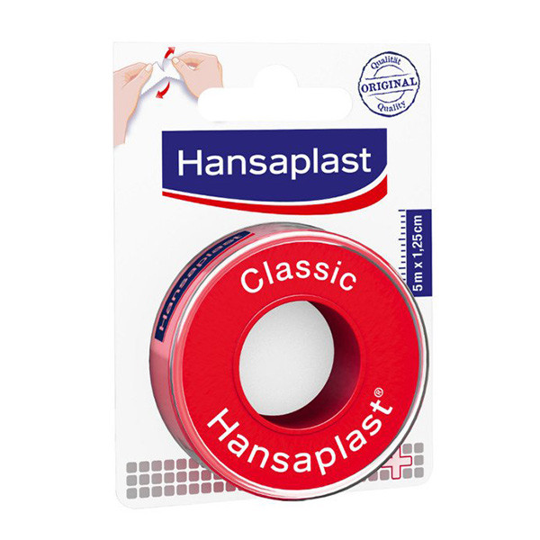 Hansaplast Elastoplast classic adhesive plaster, 5m x 1.25cm  SHA00105 - 1