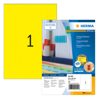 Herma 4401 yellow labels, 210mm x 297mm (100 labels) 4401 230485